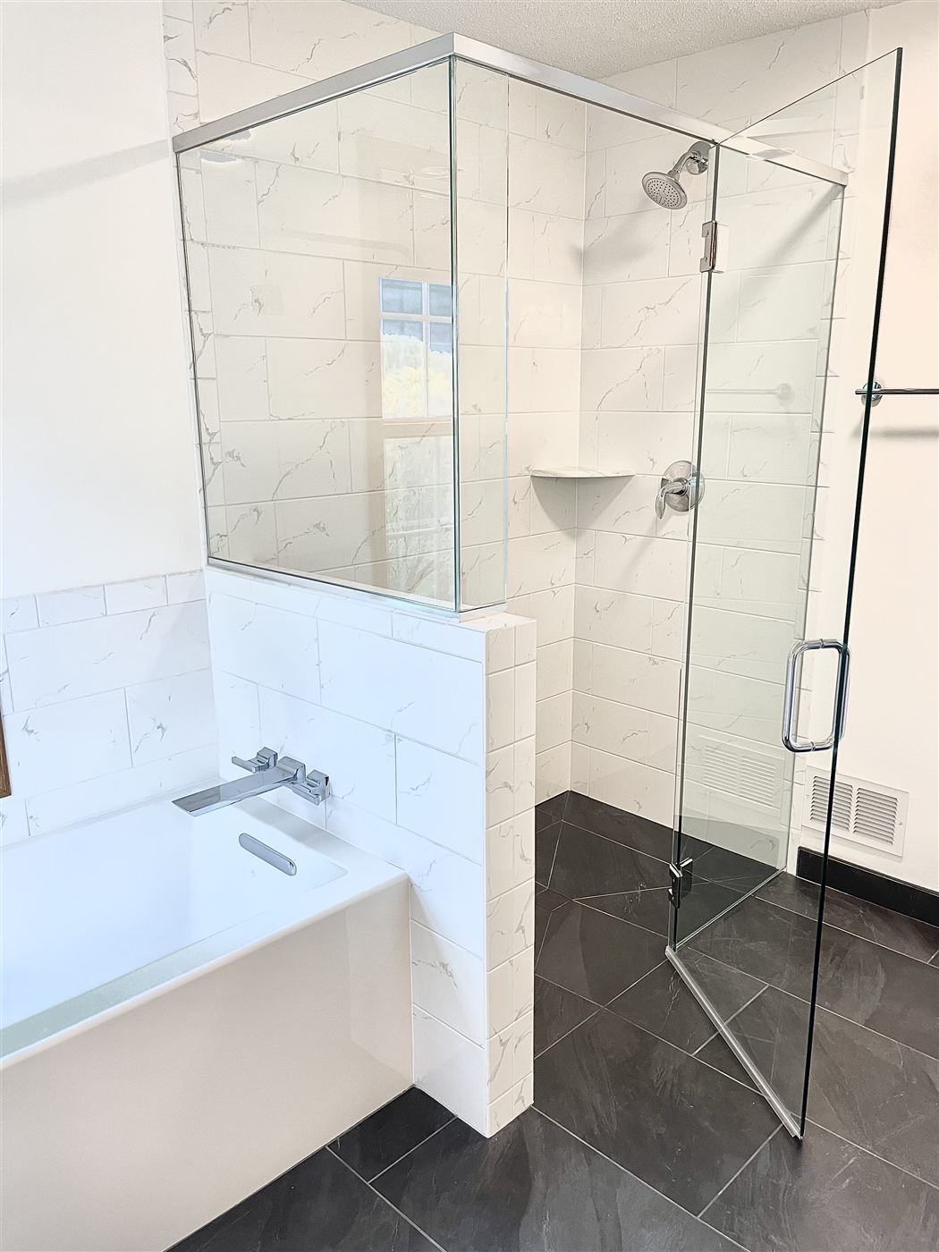 Custom tile shower