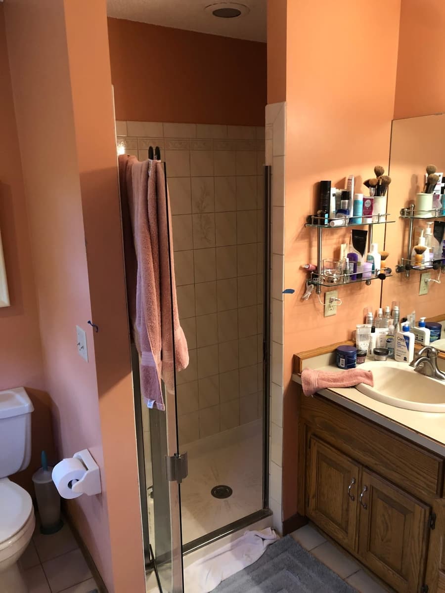 Before bathroom remodel Plymouth MN