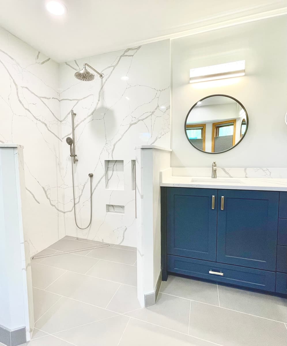 After bathroom remodel Plymouth MN